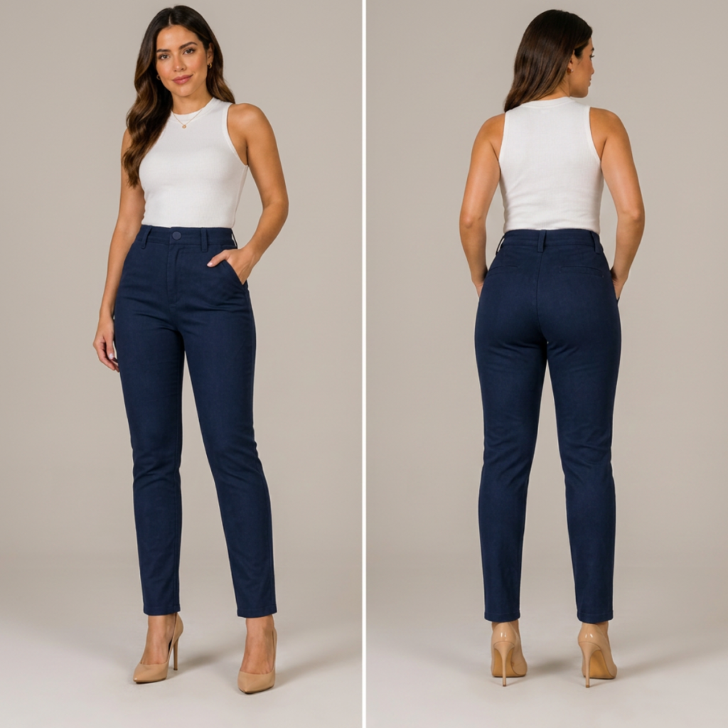 calça jeans skin
