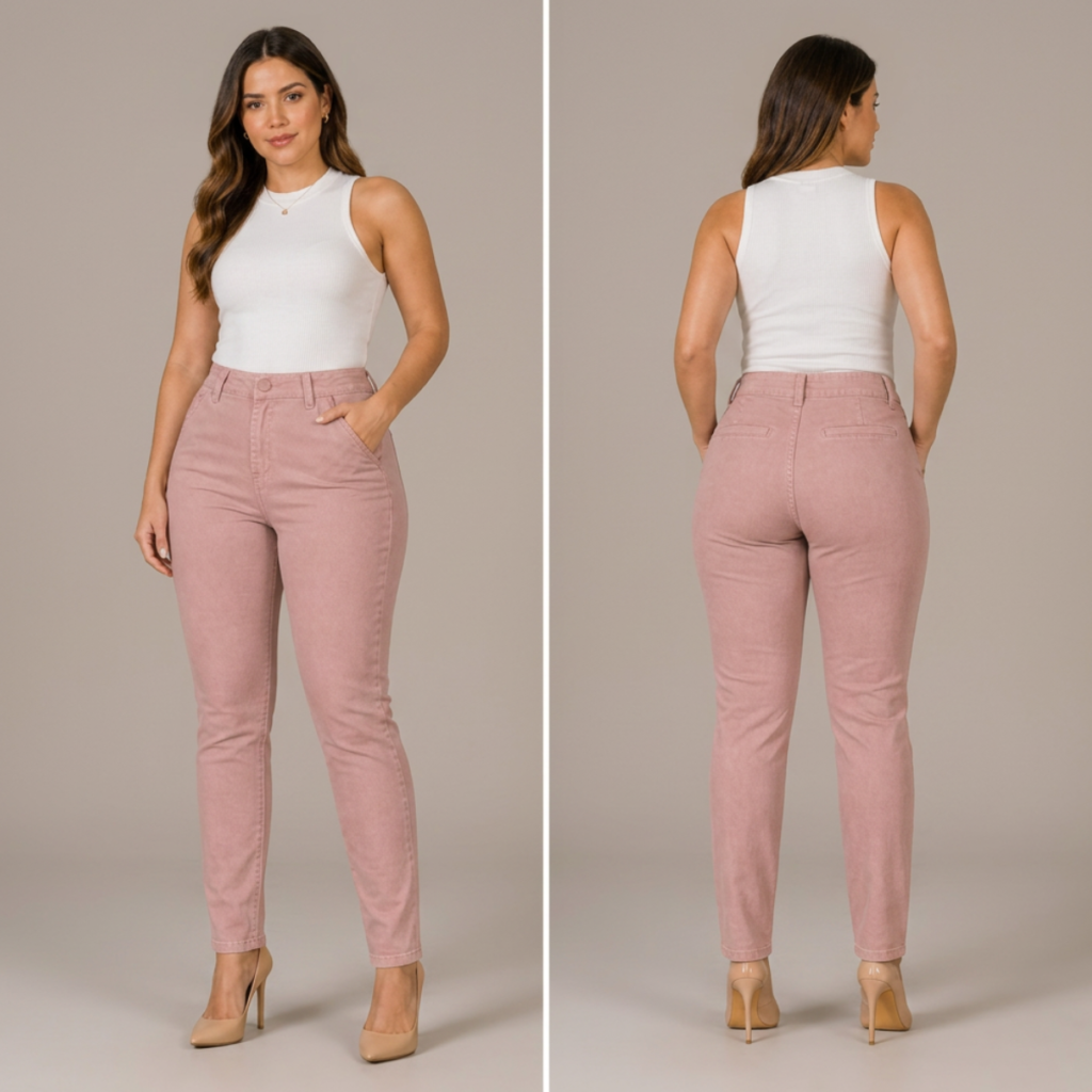 calça jeans skin