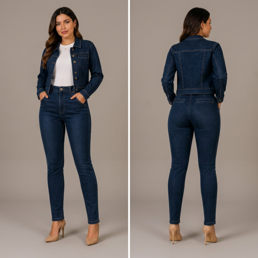 calça jeans skin