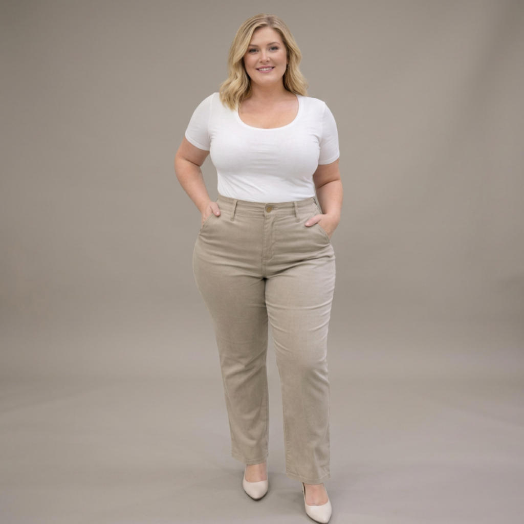Calça Feminina Alfaiataria Cintura Alta Premium